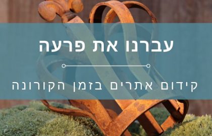 עברנו את פרעה נעבור גם את זה…קידום אתר וורדפרס בזמן הקורונה