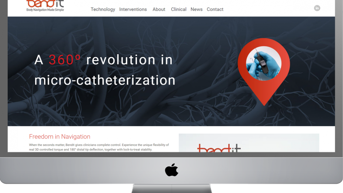 בניית אתר וורדפרס  Bendit  Technology עיצוב אתר: מירב זימלר
