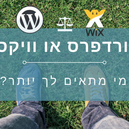 וורדפרס או וויקס – מי מתאים לך יותר?